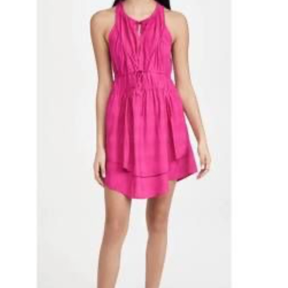 IRO SNART Fuchsia Mini Dress